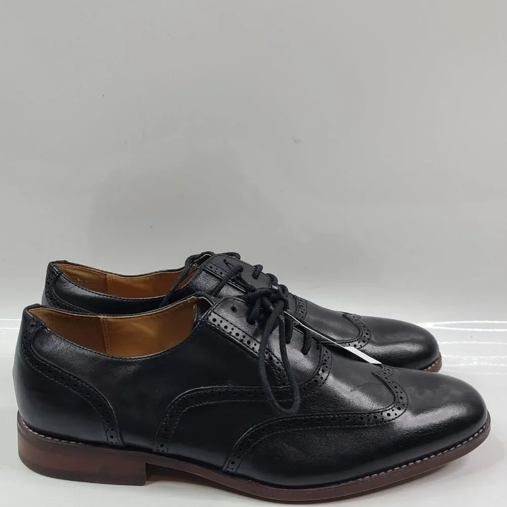 Goodfellow Men's Black Target Genuine Leather Lace Up Oxford Dress Shoes Size 11
